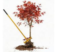 Heavy Duty Tree Root Puller, 3-Position Adjustable Handle & 4 Adjustable Clamp, Metal Weed Sapling Stump Remover Tool for Garden Farm Yard
