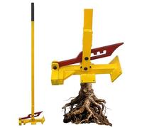 Heavy Duty Tree Root Puller for Stump & Post Removal, 51in Steel Lever | 130cm steel lever with 4-position adjustable jaw and drill-ready base holes for heavy-duty extraction