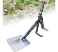 Heavy Duty Tree Root Puller & Stump Remover Load Bearing Fence Post Puller Stand Up Tool for Easy Sapling & Bush Removal Labor Saving Garden Equipment (142cm)