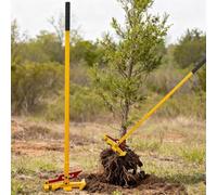 Heavy-Duty Tree Root Puller Tool, Sapling Puller Stump Remover Tool, Stand Up Design for Easy Root Extraction and Lifting, Effort-Saving Weed Puller for Garden, Landscaping, Yard