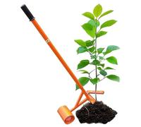 Heavy Duty Tree Root Puller Tool, Stand Up Sapling Puller, Long Handle Garden Weeding Remover for Uprooting Brush, Small Trees, Corn Stalks