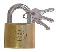 Heavy Duty Tri -Circle Padlocks Brass, 32 mm (1.1/4 inch)
