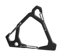 Heavy Duty Triangle Carabiner - Stainless Steel Spring Snap Hook, Large Load Bearing Hook | Industrial Strength Triangle Quick Links, Carabiner Clip, Hiking and Outdoor Keychain Gear for Camping