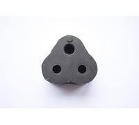 Heavy Duty Triangle Exhaust Hanger Bracket, Universal Fit, Rubber Mount