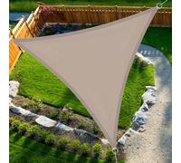 Heavy Duty Triangle Waterproof Sun Shade Sail 4x4x5.7m UV Block Canopy Awning for Patio Garden Backyard Deck Car Pergola Outdoor Sunshade Cover