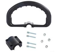 Heavy Duty Trimmer Loop Handle Bar Mounting Kit Garden Grass Cutter Handlebar Replacement Parts String Trimmer Handle Accessory for Lawn Mower Side Mount Backpack Mower Black PP Material