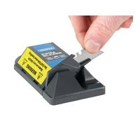 Heavy Duty Trimming Knife Blades With Single Blade Dispenser (Pack Of 100) 07586