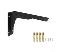 Heavy Duty Tripod Bracket Wall Mounted Rack Made from Cold Rolled Steel with Welded Vertical Angles for Strong Shelf and countertop Support (12inch )