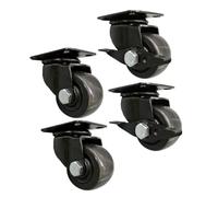Heavy Duty Trolley Wheel Set of 42 Inch Swivel Casters with Brake for Furniture DIY Projects Universal Use Durable and Smooth Rolling Caster Wheels