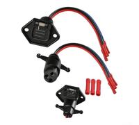 Heavy Duty Trolling Motor Receptacle 3 Wire Brass