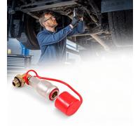Heavy-Duty Truck Air Take Valve with Lockable Quick Connector, 90-Degree Brass Elbow Thickened Portable Inflation Intake Valve, for Semi-Trailers, Industrial Plants, Construction Sites & Mining