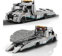 Heavy Duty Truck Building Set, Sprinter Trailer Building Blocks MOC Road Truck Model, STEM Vehicle to Build and Display, Gift for Adults and City Trailer Lovers (672+ PCS)