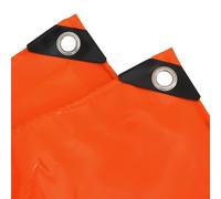 Tarpaulin 650g / m² Orange 4 x 5 m Canvas with PVC Coating