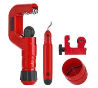 Heavy Duty Tube Cutter Set with Deburring Tool for Steel Copper PVC Pipe 6-50mm 3-22mm Alloy Steel Construction Alloy Pipe Cutter