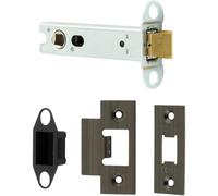 Heavy Duty Tubular Latches - 45 Degree Short Travel 102mm in Antique Brass Finish
