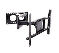 Heavy-Duty TV Mount, Universal Wall-Mounted Bracket with Telescopic Swivel Design, Adjustable Pitch Angle and Hidden Beam Line Support for All TV Sizes