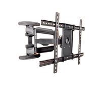 Heavy-Duty TV Mount, Universal Wall-Mounted Bracket with Telescopic Swivel Design, Adjustable Pitch Angle and Hidden Beam Line Support for All TV Sizes