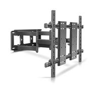 Heavy Duty TV Wall Bracket 75-120 inch TVs up to 130 kg, VESA 1000 x 600mm | Full Motion TV Mount,Swivels Tilts Extends,Flat & Curved TV, living rooms, bedrooms, Precision Steel Shaft,Double-sided Panel