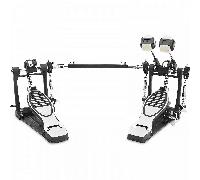Heavy Duty Twin Foot Pedal Double Chain Kick Drum Pedal for Metal Rock Drummers