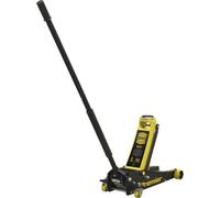 Twin Piston Hydraulic Trolley Jack - 3000kg Capacity - 533mm Max Height - Yellow