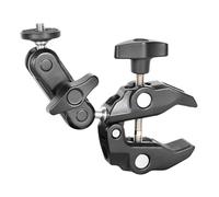 Heavy Duty Two Ball Joint Clamp For Camera Riggings Quick Release Positioning Adjustment On 13-50mm Stabilizers Rod Quick Release Camera Clamp