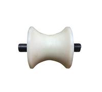 Heavy Duty U-Groove Casters - 1pc Steel Wheel for Barn Doors & Rolling Gates, Durable Hardware for Inverted Tracks & Industrial Machines, Optimal Wire Rope Rail Solution