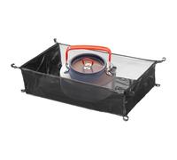 Heavy-Duty Under-Table Storage Organizer - Premium Camping Utility Pouch, Features High-Tensile Sag-Resistant Mesh Architecture for Reliable Organization | Reinforced Load-Bearing Suspension Hardware