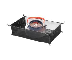 Heavy-Duty Under-Table Storage Organizer - Premium Camping Utility Pouch, Features High-Tensile Sag-Resistant Mesh Architecture for Reliable Organization | Reinforced Load-Bearing Suspension Hardware