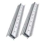 Heavy Duty Undermount Drawer Slides 16-Inch (400mm) - Full Extension Hidden Glides for Cabinets & Stairs Smooth Silver Finish& Reliable Drawer Glides