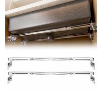 Heavy Duty Undermount Sink Brackets: No Drilling 2Pcs Undermount Sink Support Brackets 71-100cm Adjustable Stainless Steel Installation Kit for Undermounts Kitchen Bathroom Sinks