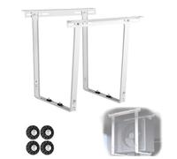 Heavy-Duty Universal Air Conditer Outdoor Mounting Bracket, Rust-Resistant Galvanized Steel, Supports Up to 132 lbs, Fits 40x65x18cm/16x26x7in Units