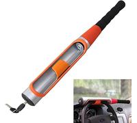 Heavy Duty Universal Baseball Bat Style Car Steering Wheel Lock | Durable Anti-Theft Security Device with Siphonate Keys