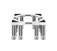 Heavy Duty Universal Stand for Washing Machine & Dryer - 450kg Capacity, Adjustable Length/Width, Height, Stainless Steel, for Washer, Fridge, AC, Flower Pots(12 Feet,19-22cm)