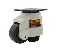 Heavy-Duty Universal Swivel Casters with Plate Adjustable 40mm/50mm/60mm/75mm Ideal for Horizontal Movement Industrial Wheels for Versatile Use