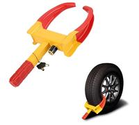 Heavy Duty Universal Wheel Clamp, Anti-Theft Van/Car Security Devices for Caravans Trailer Anti Scratch Lock, Motorbike Lock, Trucks & Motorhomes Protection with x2 Keys (1)