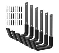 Heavy Duty Utility Hooks for Garage Storage Utility Hooks Wall Mount,Garage Hooks Heavy Duty,Garage Wall Hooks,Hose Holder,Bike Hooks,Ladder Hooks,Chainsaw Hanger,Leaf Blower Hanger 6 Medium(6 M)
