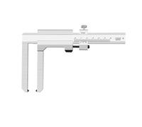 Heavy-duty vernier caliper， Measuring electronic caliper 0-100mm External groove pointed tip digital Brake pad thickness disc(Vernier scale 0 50 mm)