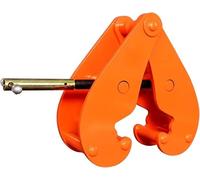Heavy-Duty Vertical Beam Clamp Adjustable Opening 75-320mm 1 Ton Capacity Ideal for Construction & Rigging Applins