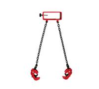 Heavy Duty Vertical Drum Lifter with Clamp Steel Chain Sling for Safe Lifting of Plastic Metal Drums Versatile Drum Spreader for Industrial Use (Style 3)