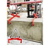 Heavy Duty Vertical Lifting Clamp for Granite & Marble, 1300Kg Capacity Stone Grabber Tool, Ideal for Slate, Rock, and Brick Handling, Perfect for Roadside Use,One Color,XL (800kg)