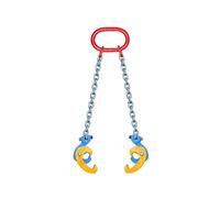 Heavy Duty Vertical Oil Drum Clamp - 1000kg Load Capacity Barrel Hook Spreader for Lifting & Transporting Metal Drums, Industrial Drum Lifter Tool