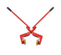 Heavy Duty Vertical Plate Lifting Clamp - Stone Clamps Kerb Tongs for Lifting Fixtures, Thickened Pole Type Lifter Crane Clamps,