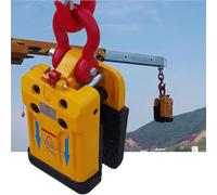 Heavy Duty Vertical Stone Plate Clamp, 1000KG Load Capacity, Adjustable 10-70mm, Rubber Handle for Marble & Granite Slab Lifting