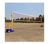 Heavy-Duty Volleyball Badminton Net Set with Stable Steel Stand for Adults Youth, Perfect for Indoor Outdoor Family Backyard Games