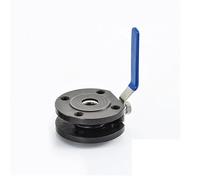 Heavy-Duty Wafer Ball Valve, DN15-DN200, Stainless Steel 304, Manual Control, Flange Connection, Ultra-Thin Design for Industrial Applications