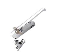 Heavy Duty Walk in Fridge Door Handle Secure Latches Walk in Coolers Handle Simple to Use for Food Processing Facilities Adjustable Cabinet Latches