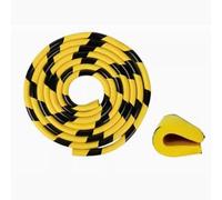 Heavy-Duty Wall & Corner Guards, 16.4ft/5m Long Rubber Foam Edges Protector, Industrial Yellow Black Warning Protection Strips for Garage, Warehouse, Factory