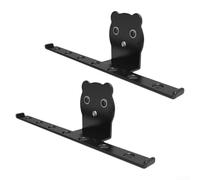 Heavy-duty wall mount bracket for backpack blowers featuring rubber coating to avoid damage and provide organized storage for professional landscapers (2pcs)