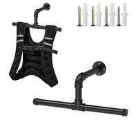 Heavy Duty Wall Mount Hanger for Weighted Vest Women Men - Wall Rack Holds Over 110lbs, Adjustable Weights Vest Storage, Space-Saving Storage for 6lb, 8lb, 12lb, 16lb, 20lb, 25lb, 30lb Weight Vest