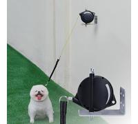 Heavy Duty Wall Mount Retractable Dog Tie out Cable for Small to Large Dogs-No Tangle Tie out Rope for Secure Yards/Garden-Heavy Duty Retractable Dog Leash-Ultimate Line for Outside Extends to 16.5 Ft
